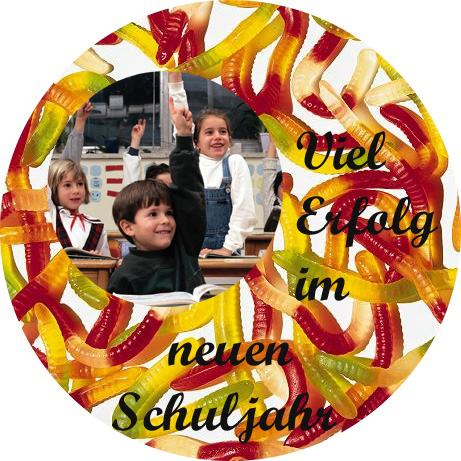 Tortendekoration f�r den Schulanfang