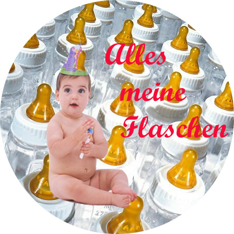 Tortendekoration f�r eine Tauftorte